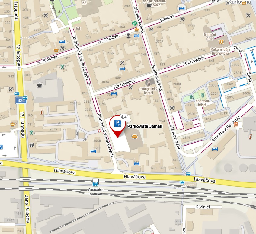 Parkoviště ul. Bratranců Veverkových